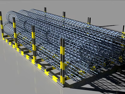 modern reinforcement cage 3d model modern reinforcement cage 3d model