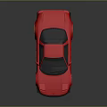 Pink Sports Car With Black Windows Sleek Design Rear Spoiler And Shiny Finish