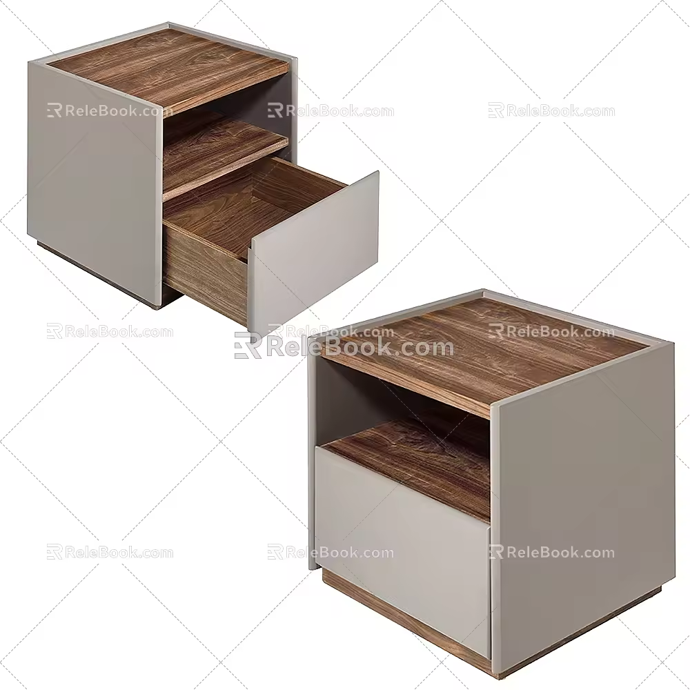 Bedside table side table bedside table 3d model