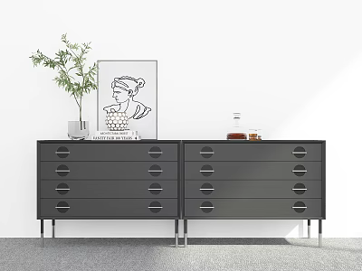 Modern Side Cabinet Side Cabinet Decoration Entrance Cabinet Side Cabinet Decorative Cabinet Side Cabinet 3d model