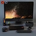 computer monitor 3d model