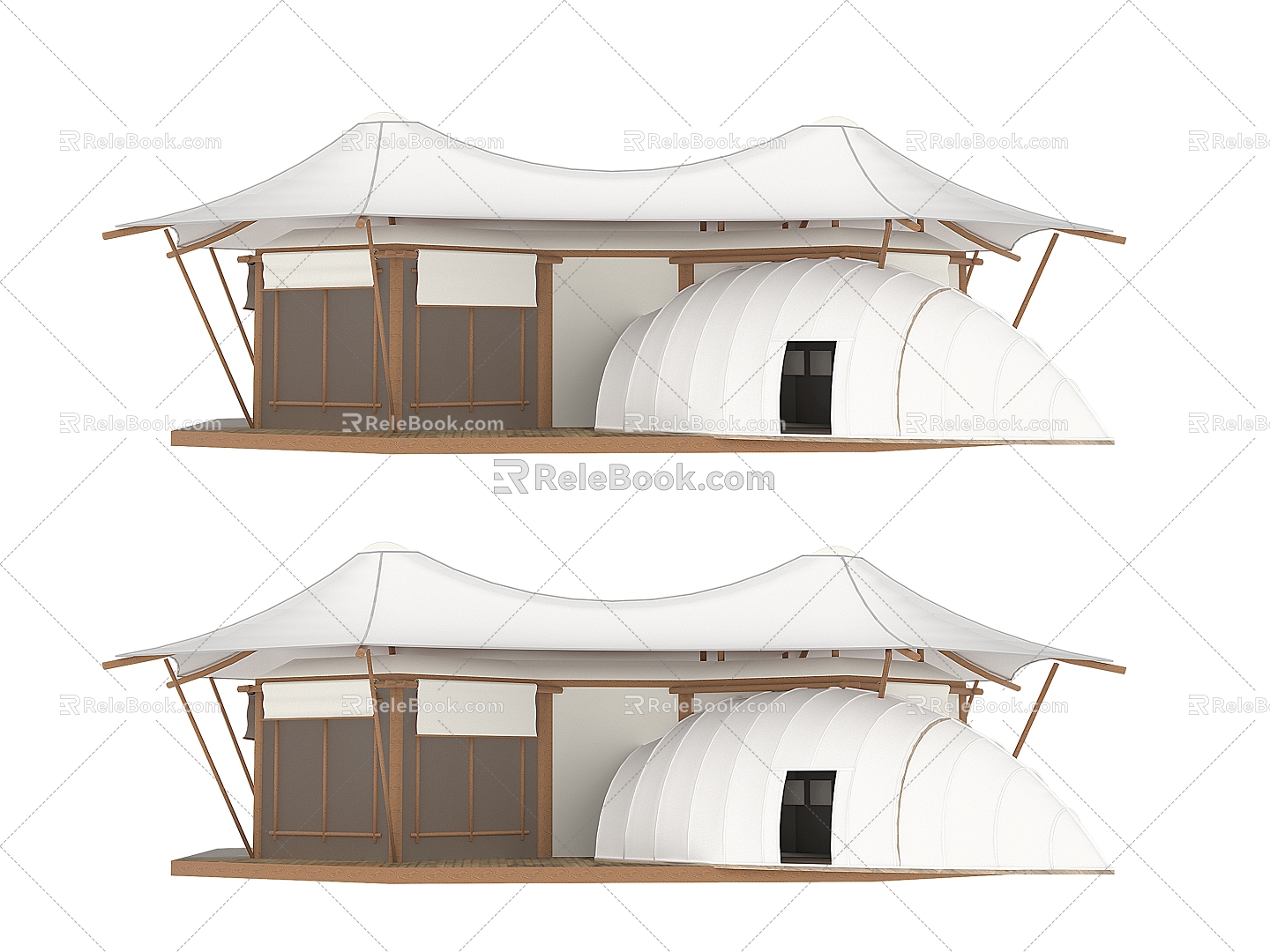 Equipment outdoor tent 3d model