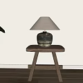 A few short side lamps 3d model