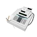 Commercial Equipment Cash Register with Display Keypad Receipt Printer and Cable 3d model