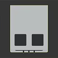 Modern Stainless Steel Countertop Coffee Machine With Control Panel And Ventilation Grilles