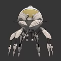 Modern robot machine crab machine crab 3d model