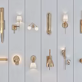Modern Wall Sconce Collection With Various Designs For Home Lighting 3d model
