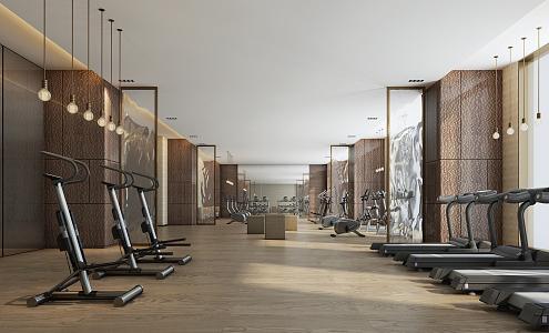 Modern Gym 3d model