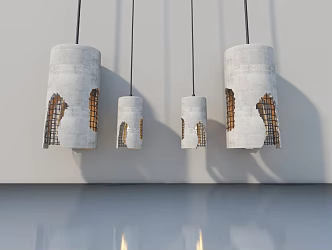 Chandelier ornaments 3d model