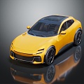 Hyundai car family car jeep four-wheel drive 3d model