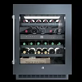 Modern Wine Coolers With Glass Doors And Multiple Bottle Storage Design 3d model