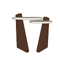 Light Luxury Side Table Corner Table 3d model