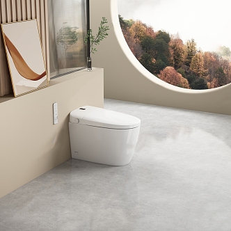 Modern Toilet Smart Toilet 3d model