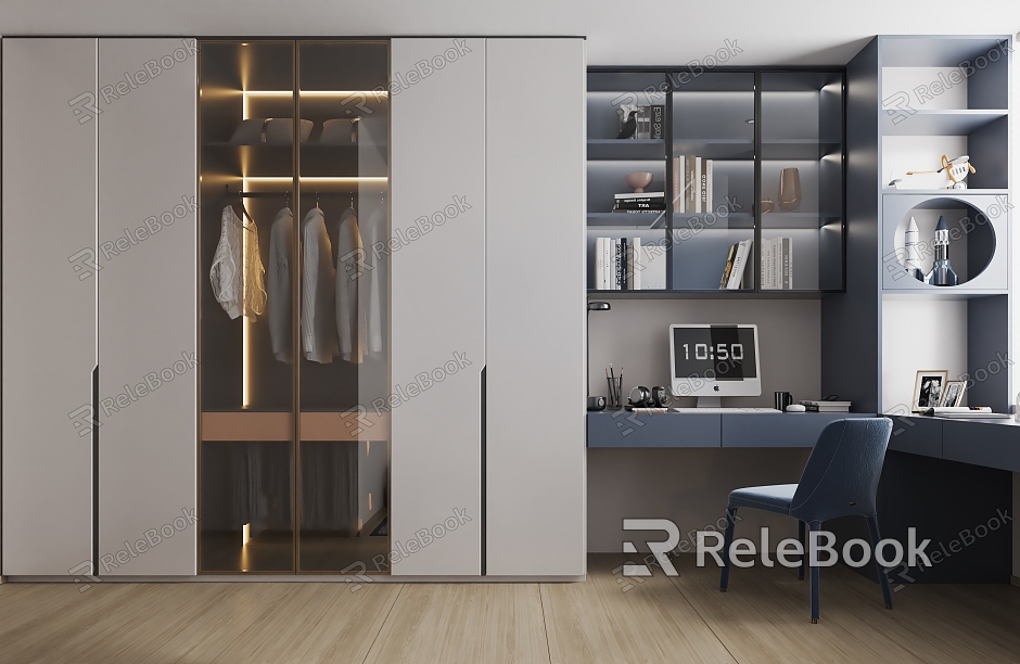 Modern wardrobe model