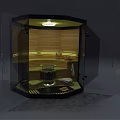 Modern Sauna Interior Design With Wooden Seats Glass Door And Stove