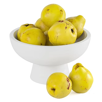 Citrus in a vase 3d model