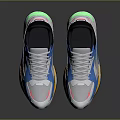 PUMA Multicolor Sports Shoes With Modern Design Reflective Details And Cushioned Sole