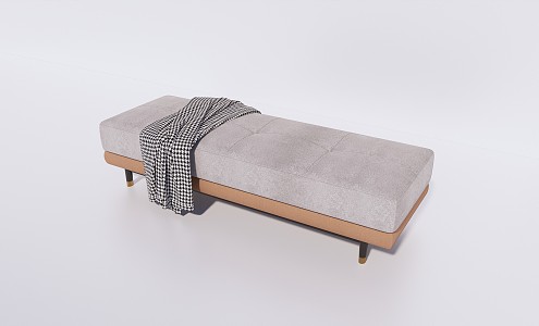 Modern sofa stool sofa bench bed end stool 3d model