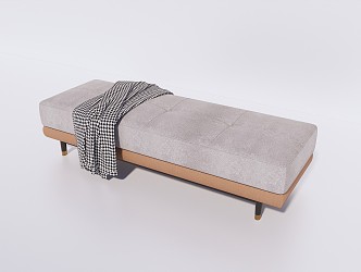 Modern sofa stool sofa bench bed end stool 3d model