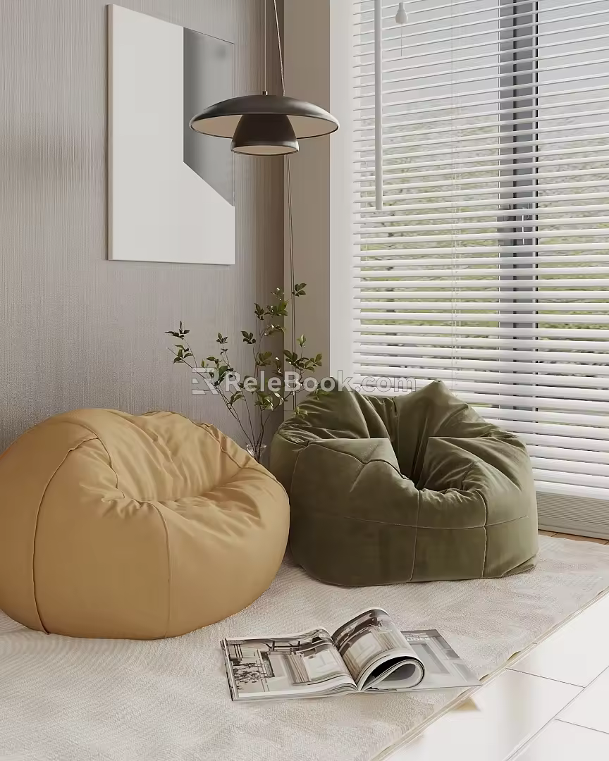Caterpillar Lazy Sofa Casual Sofa 3d model
