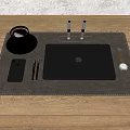 Laptop Mobile Phone Apple Notebook Apple Mobile Phone Office Combination 3d model