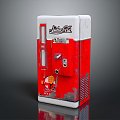 mechanical arm robotic arm coin-operated vending machine vending machine 3d model