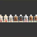 Cute Bear Shaped Food Bottles With Various Designs And Colorful Packaging