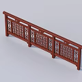 3D Model of Guardrail 3d model