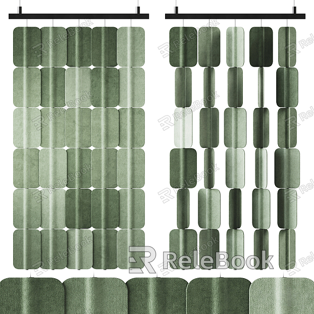 Modern partition screen partition model