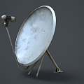 TV dish antenna 3d model