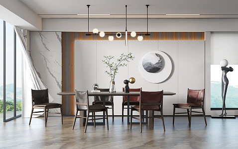 Modern Restaurant 3d model