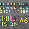 Decorative Lights Featuring Alphabet Letters Numbers And Chill Vision Design