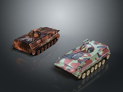 Light Tank Light Armored Tank Modern Tank World War II Tank World War I Tank Heavy Tank 3d model