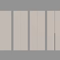 Modern White Cabinet Doors With Various Handle Styles And Minimalist Design