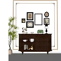 Middle French Sideboard 3d model