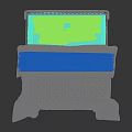 Modern Double Bed With Tufted Headboard Quilted Bedspread And Decorative Pillows