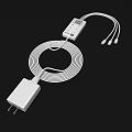 Multi Port USB Charger With Multiple Ports For Phone And Tablet Charging