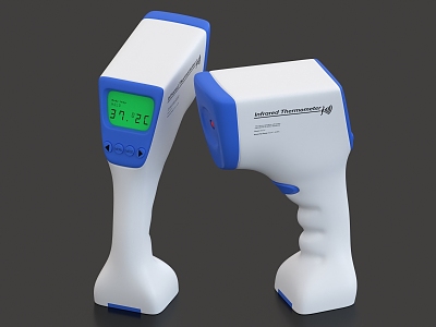 Temperature gun temperature gun infrared thermometer 3d model