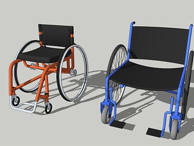 Modern Wheelchair Medical Equipment model