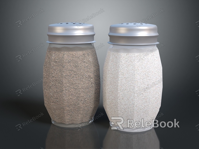 Modern Seasoning Bottle Seasoning Tank Salt Pepper Bottle Seasoning model