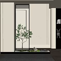 Modern Entrance Small View 3d model
