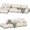 Modern Sofa Multiplayer Sofa Corner Sofa Chameleon Sofa 3d model