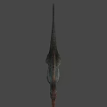 Detailed Realistic Spinosaurus Dinosaur Model With Sailback On Blue Background