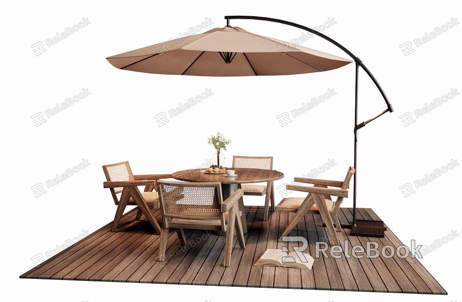 Modern Outdoor Table and Chair Rattan Leisure Chair Outdoor Chair model