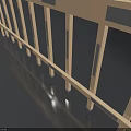 Three White Swing Gates With Picket Fence Design For Outdoor Areas