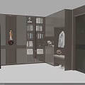 Modern Wooden Shoe Cabinet Design With Storage Shelves Bench Coat Hooks And Lighting