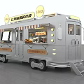Commercial Outdoor Mobile Food Cart With Logo City Mobile Coffee Service And Fresh Food
