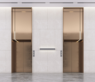 Modern Elevator 3d model