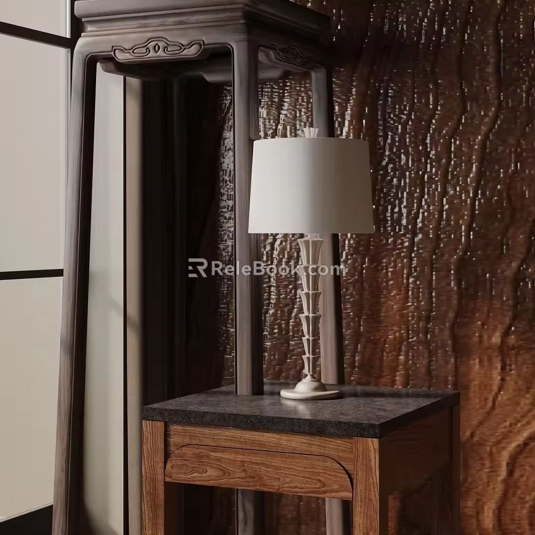 Modern table lamp 3d model
