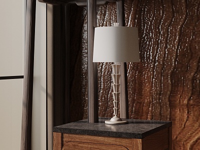 Modern table lamp 3d model